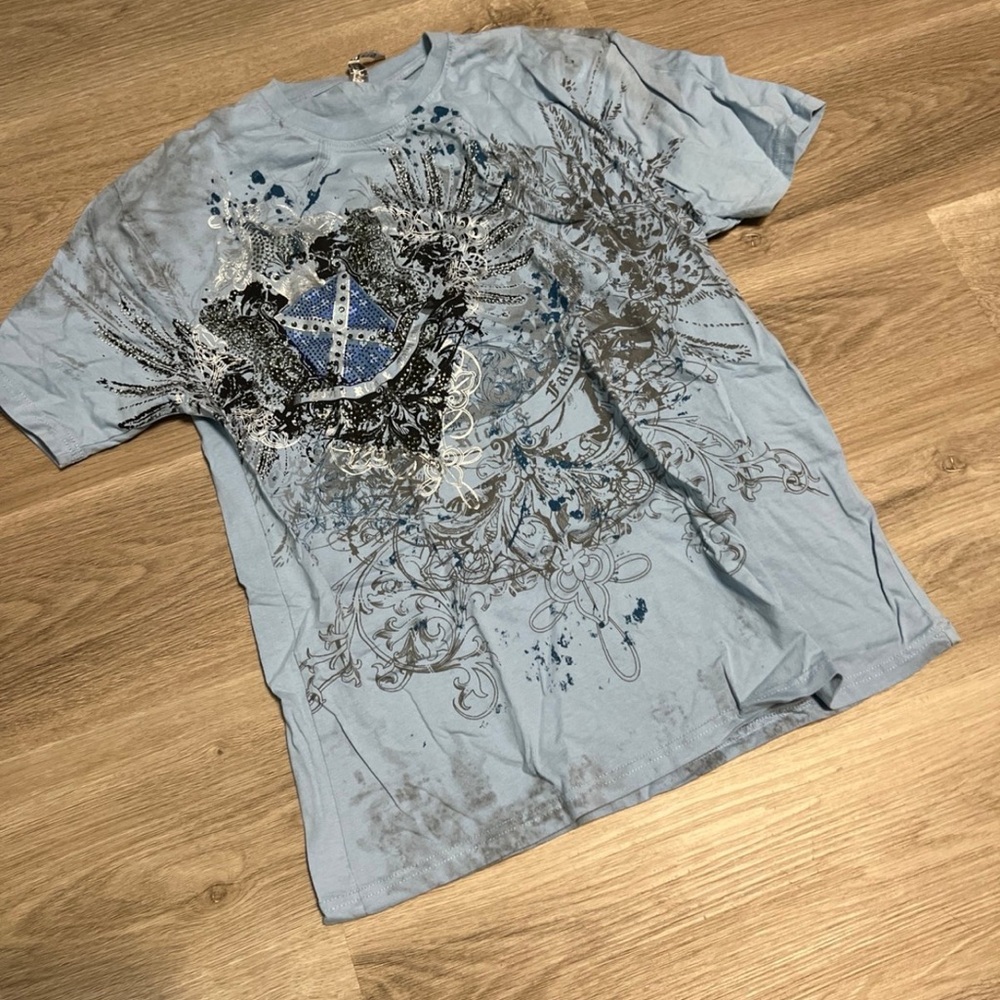 Gothic affliction style tee t shirt